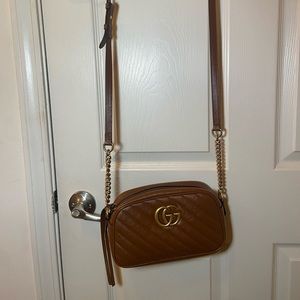 Gucci GG Marmont Small Matelassé Shoulder Bag